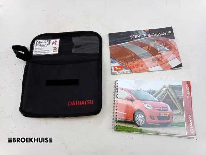 Instruction Booklet Daihatsu Cuore