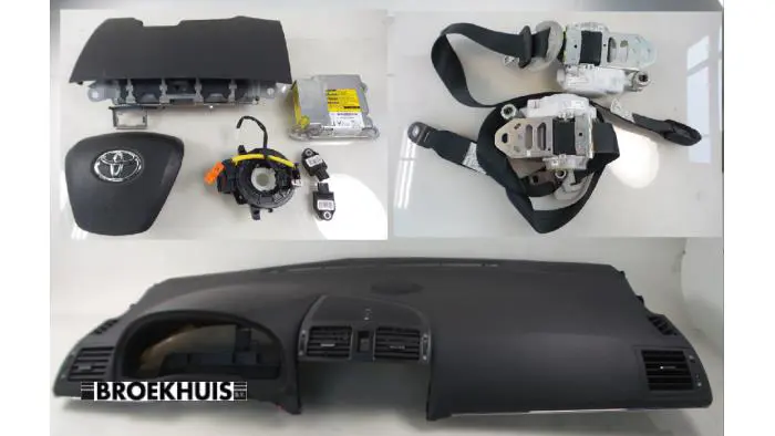Zestaw poduszek powietrznych + deska rozdzielcza Toyota Avensis