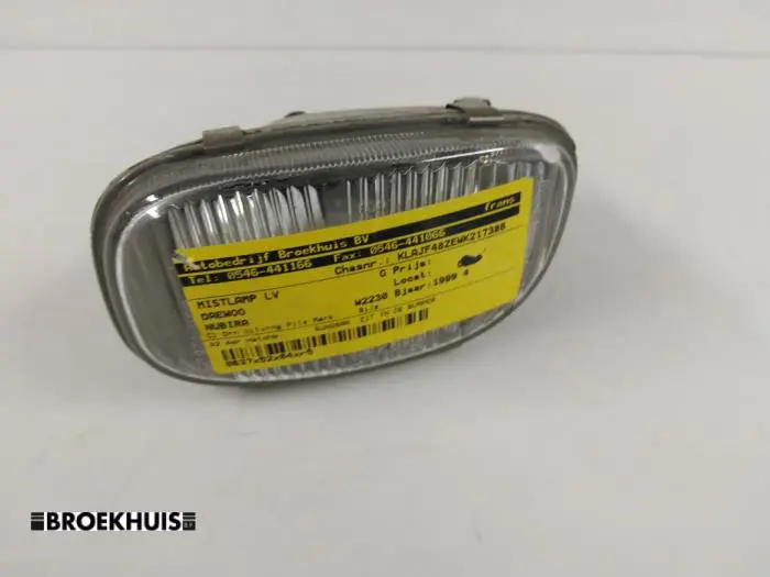 Mistlamp links-voor Daewoo Nubira